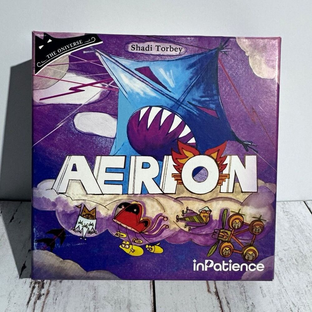 inPatience AERION The Universe Fantasy Card & Dice Game 1-2 Players Age 8-11